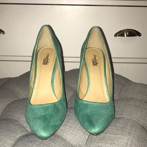 Charlotte Russe suede like pumps
